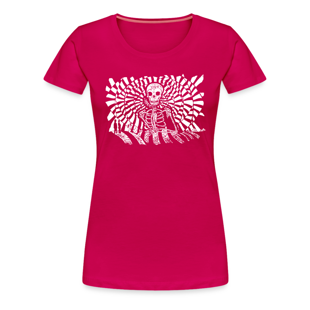 S.T.R.I.V.E. White Ink Women’s Premium T - dark pink