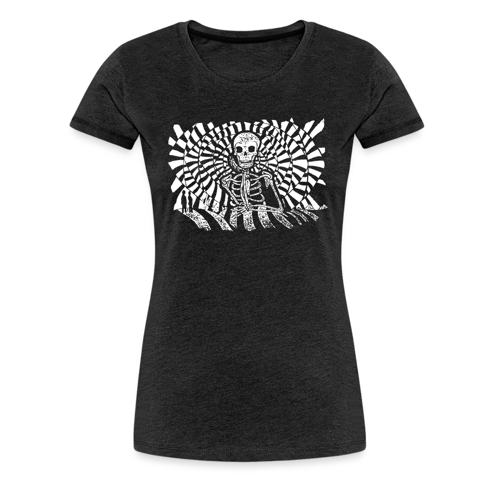 S.T.R.I.V.E. White Ink Women’s Premium T - charcoal grey