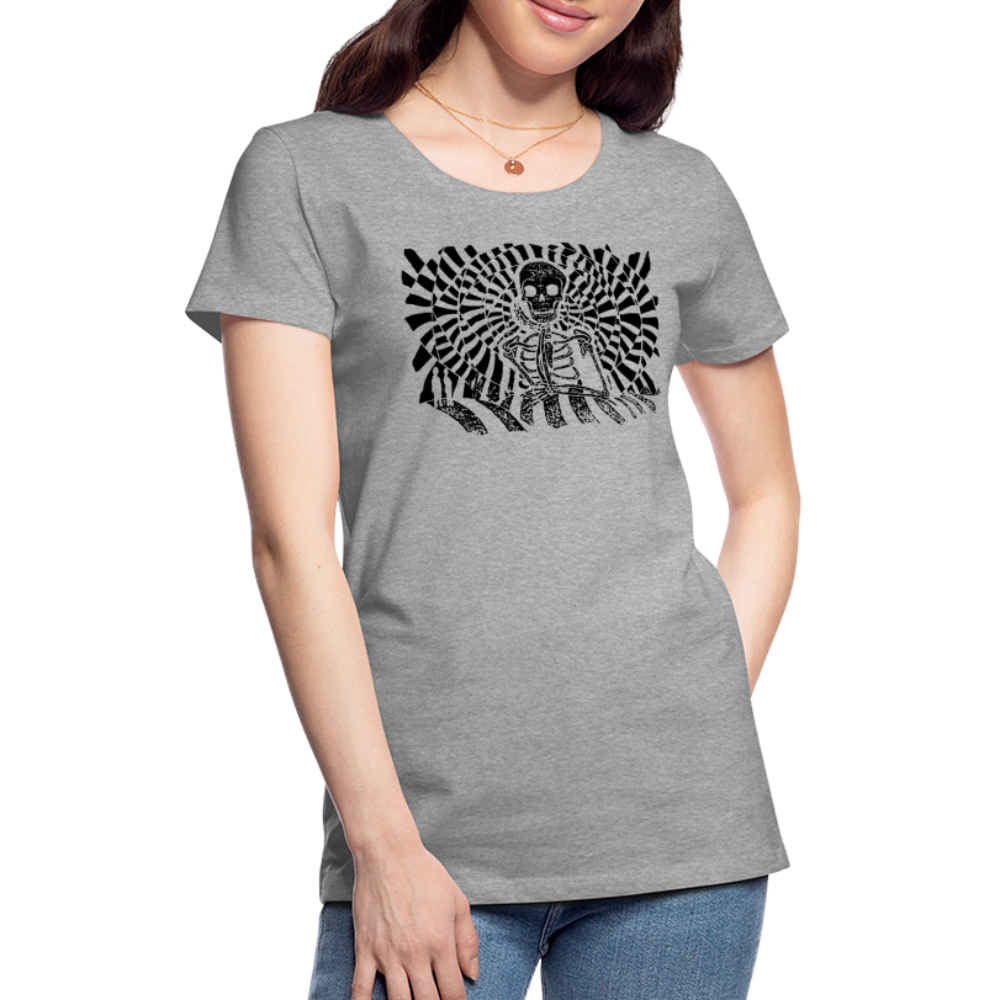 S.T.R.I.V.E. Black Ink Women’s Premium T - heather gray