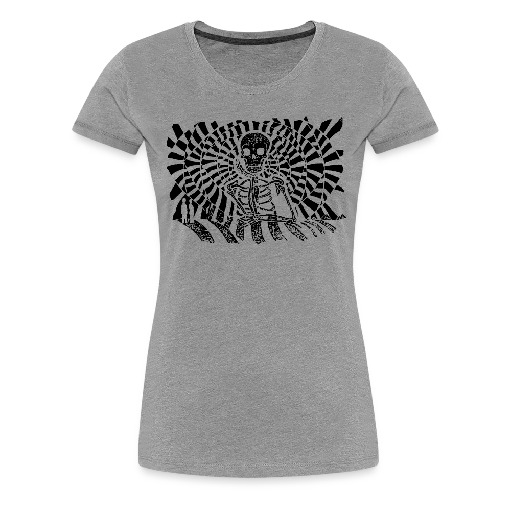 S.T.R.I.V.E. Black Ink Women’s Premium T - heather gray