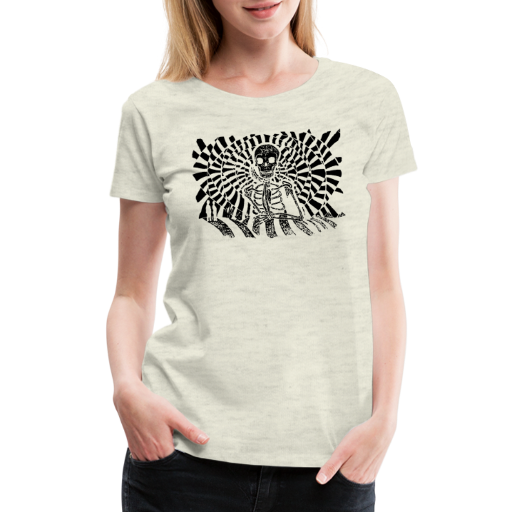 S.T.R.I.V.E. Black Ink Women’s Premium T - heather oatmeal