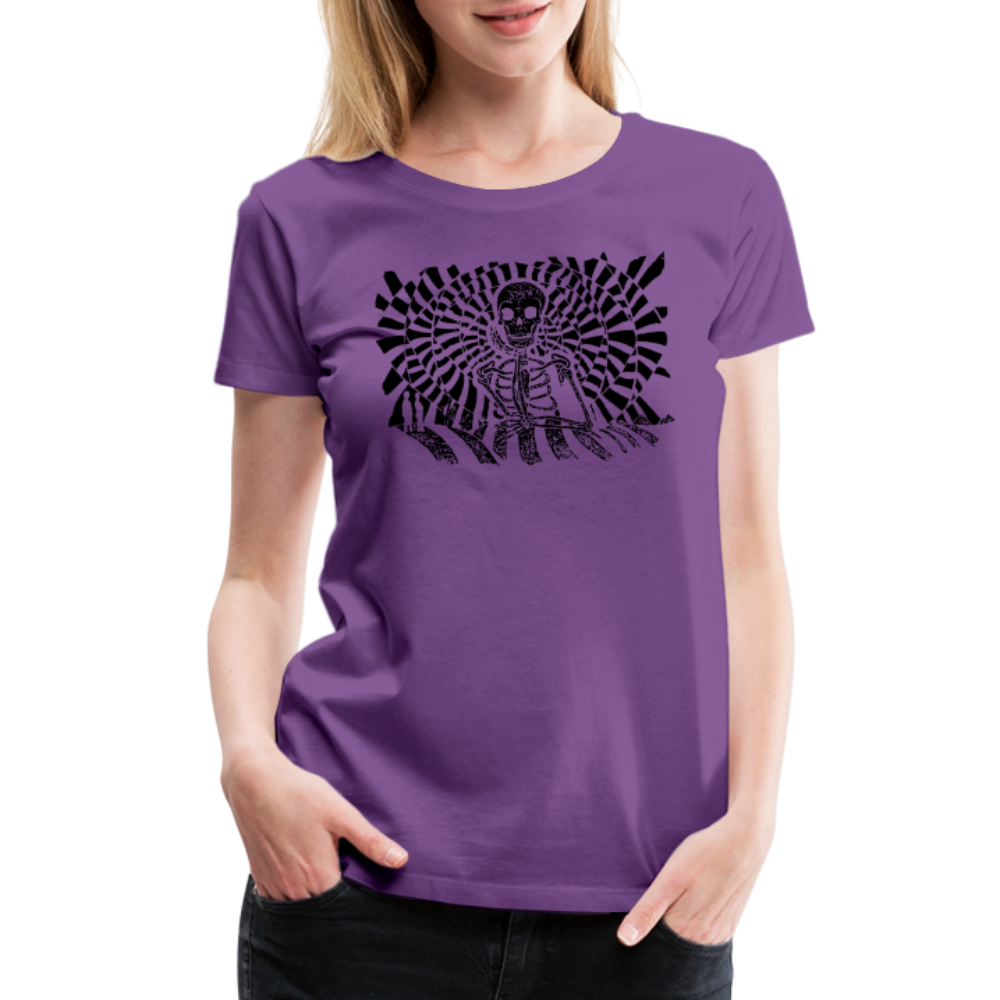 S.T.R.I.V.E. Black Ink Women’s Premium T - purple