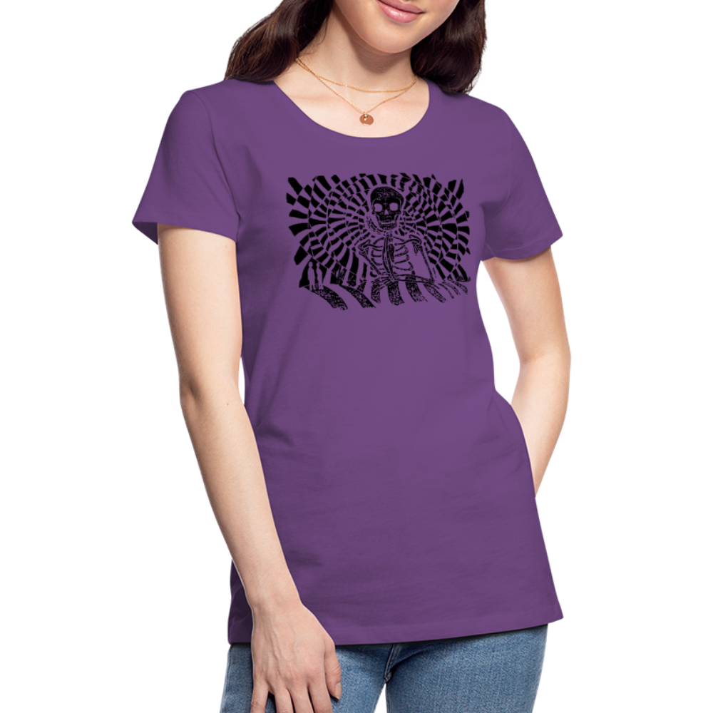 S.T.R.I.V.E. Black Ink Women’s Premium T - purple