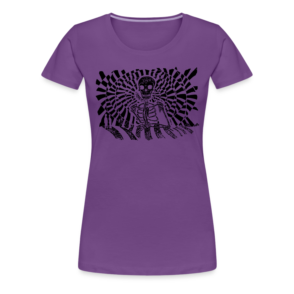 S.T.R.I.V.E. Black Ink Women’s Premium T - purple