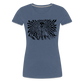 S.T.R.I.V.E. Black Ink Women’s Premium T - heather blue