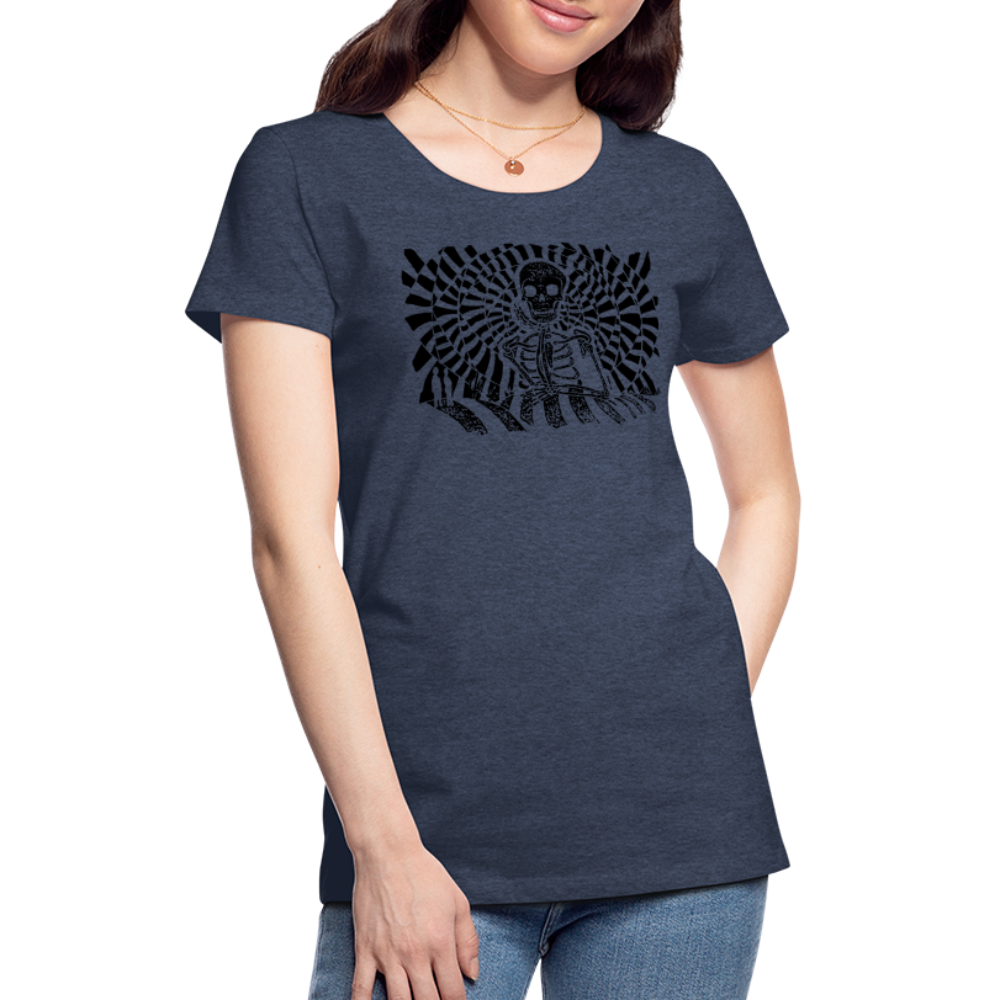 S.T.R.I.V.E. Black Ink Women’s Premium T - heather blue