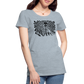 S.T.R.I.V.E. Black Ink Women’s Premium T - heather ice blue