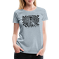 S.T.R.I.V.E. Black Ink Women’s Premium T - heather ice blue