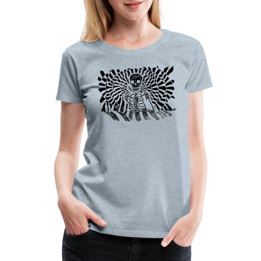 S.T.R.I.V.E. Black Ink Women’s Premium T - heather ice blue