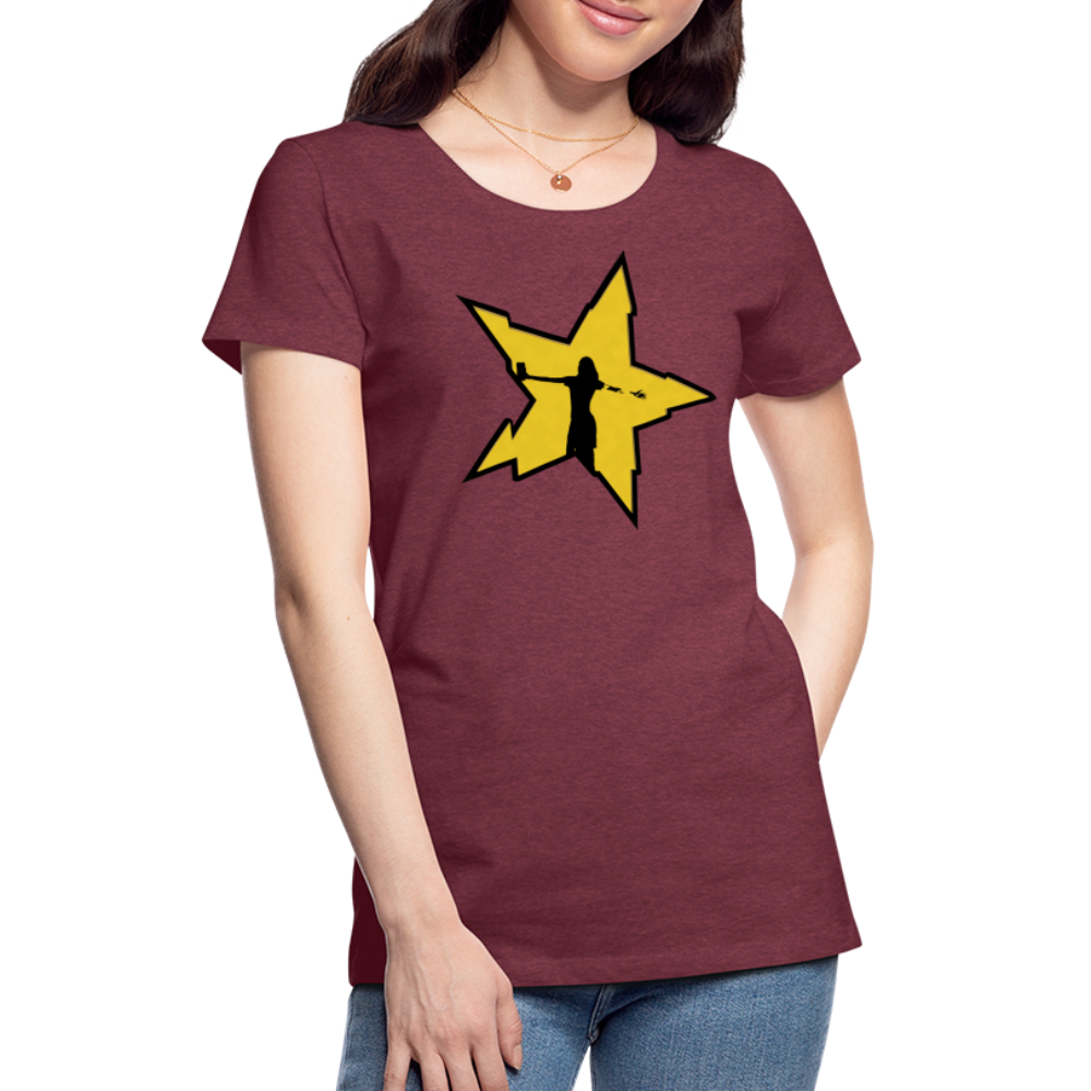 Remembering You Women’s Premium T - heather burgundy