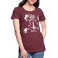 Atonia Women’s Premium T - heather burgundy