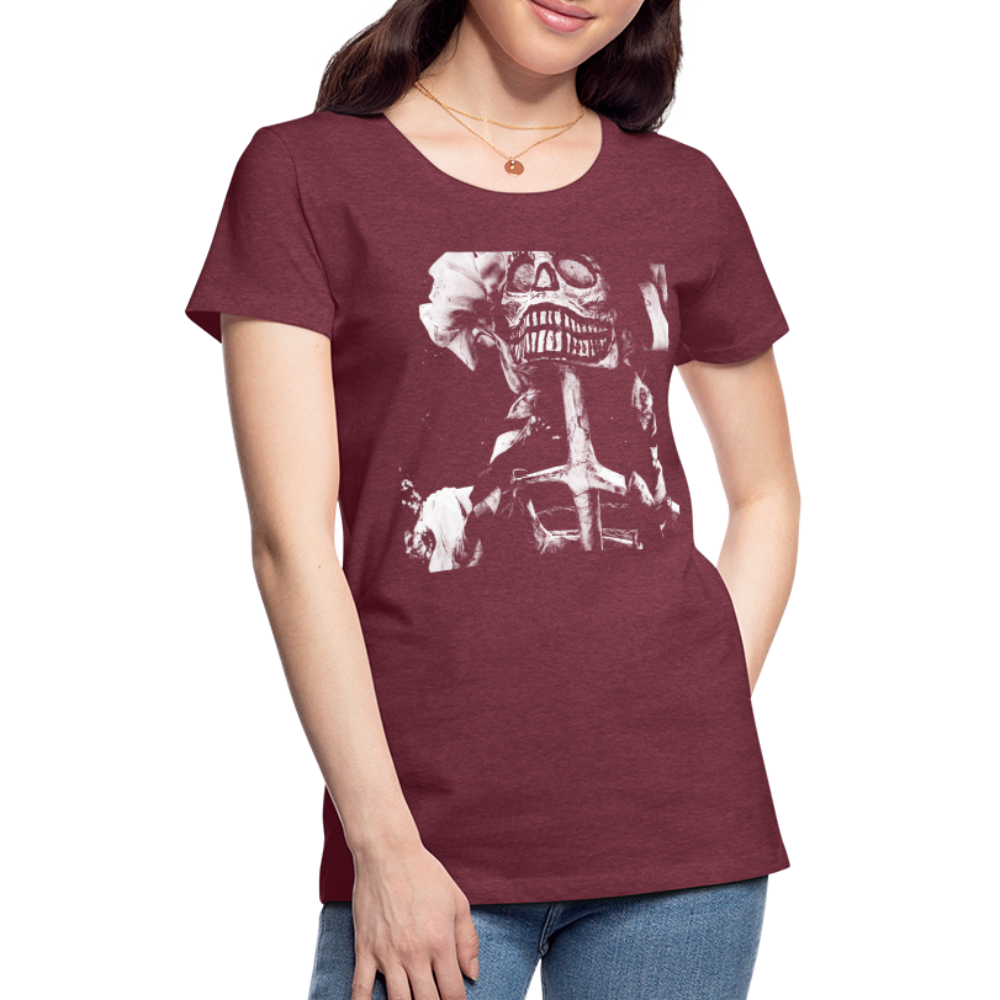 Atonia Women’s Premium T - heather burgundy