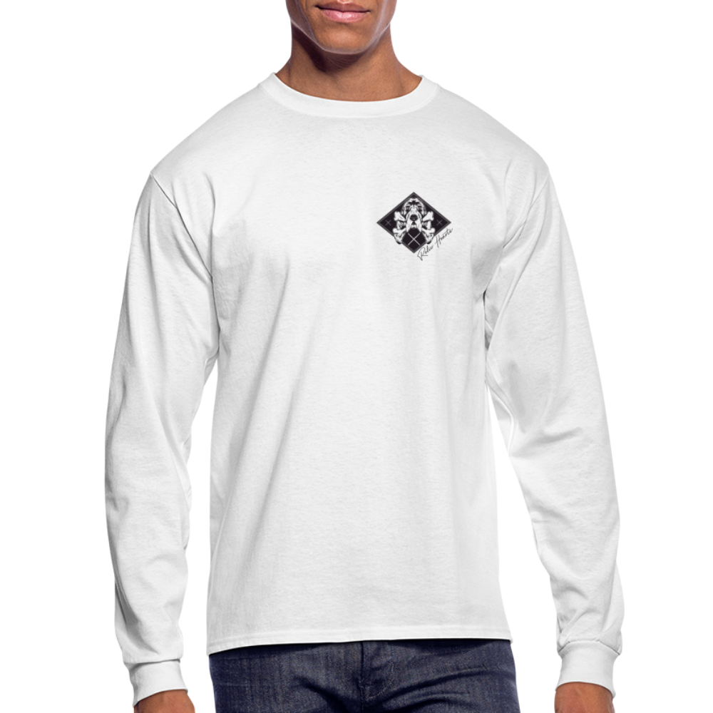 Bloodhound For Oblivion Men's Long Sleeve Shirt - white