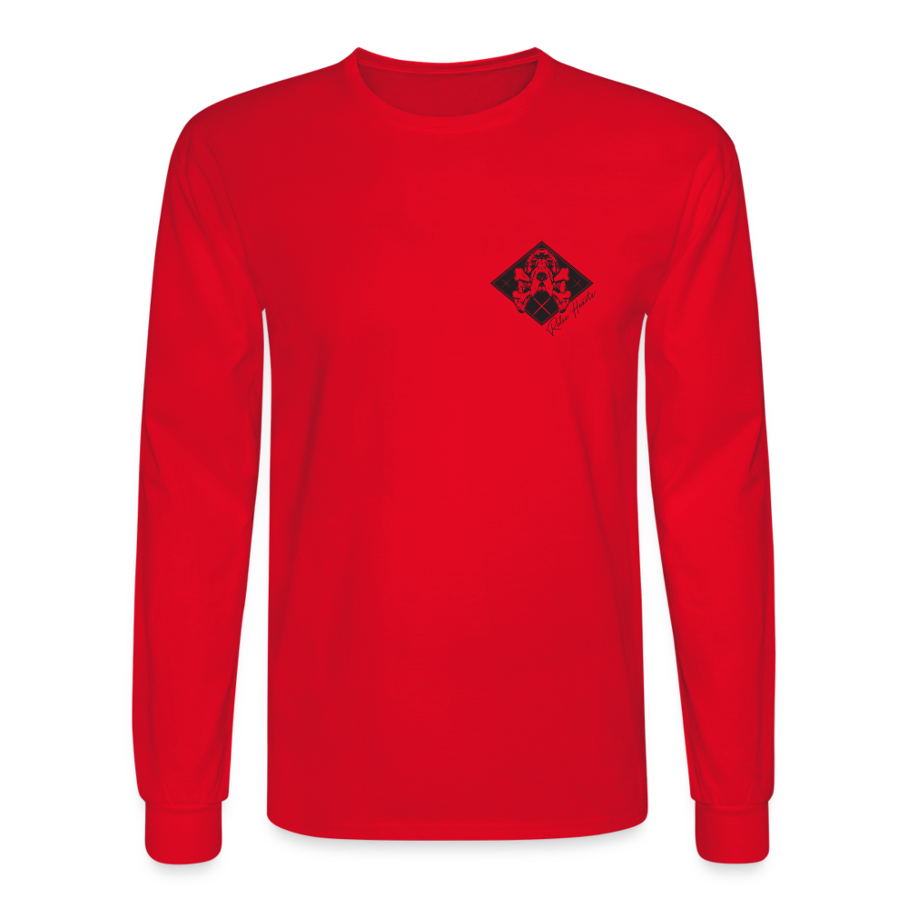 Bloodhound For Oblivion Men's Long Sleeve Shirt - red