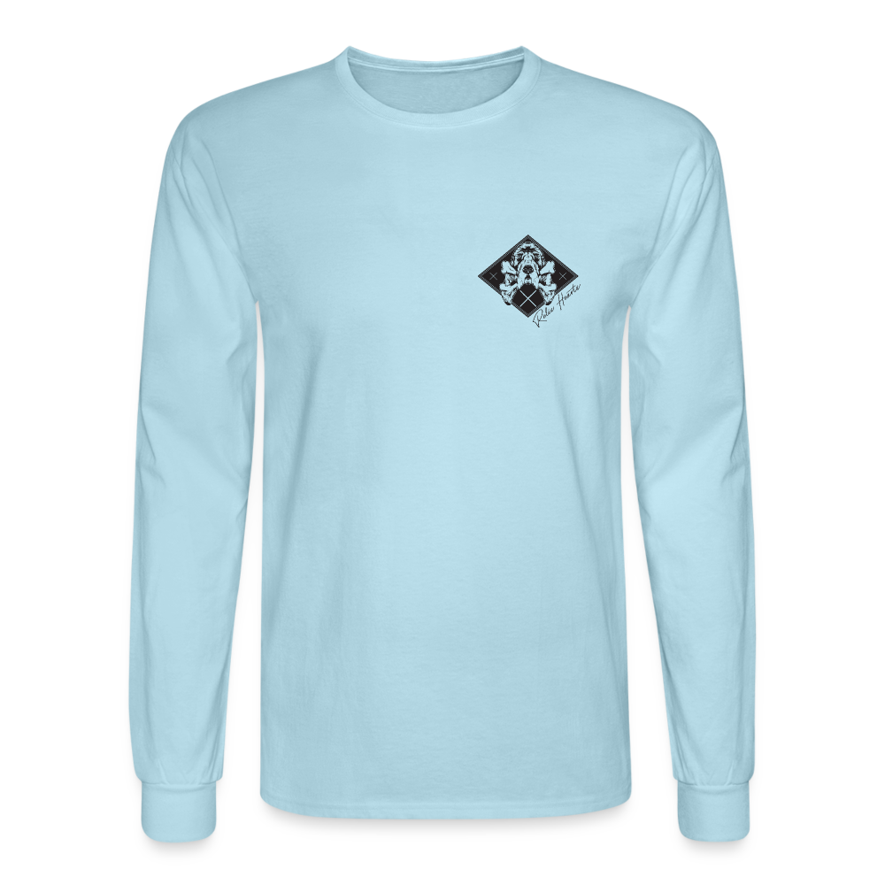 Bloodhound For Oblivion Men's Long Sleeve Shirt - powder blue