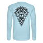 Bloodhound For Oblivion Men's Long Sleeve Shirt - powder blue