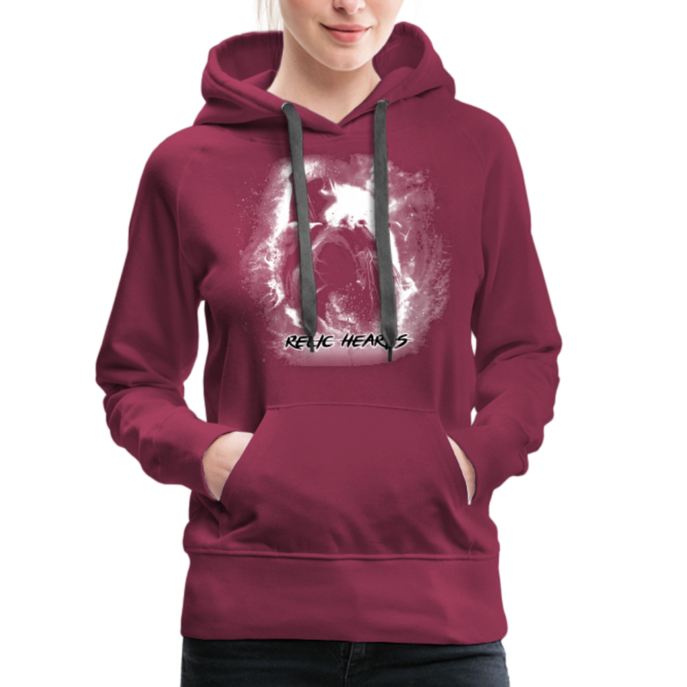 Volatile Women’s Premium Hoodie - burgundy