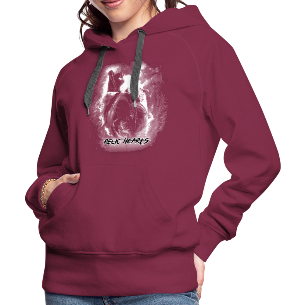 Volatile Women’s Premium Hoodie - burgundy