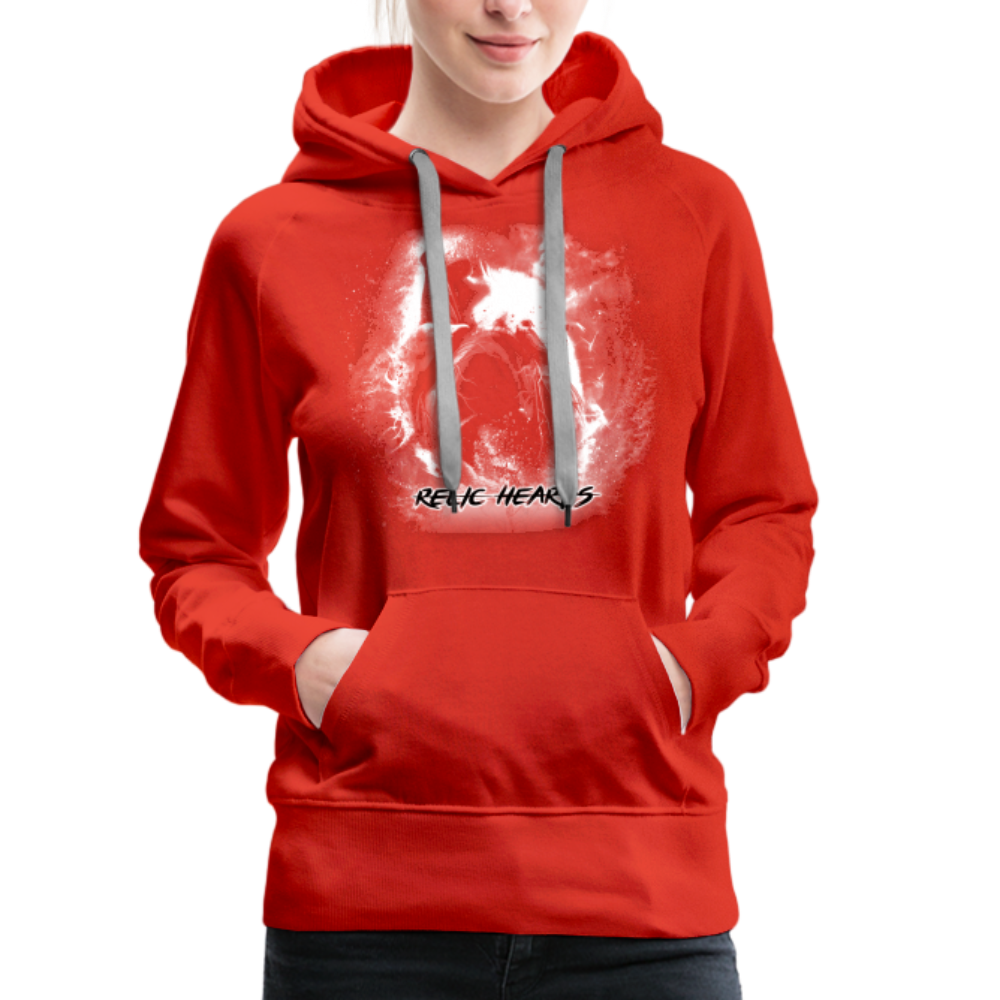 Volatile Women’s Premium Hoodie - red