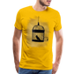 One Bird Two Stones Double Sided Men's Premium T - sun yellow