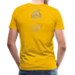 One Bird Two Stones Double Sided Men's Premium T - sun yellow