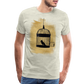 One Bird Two Stones Double Sided Men's Premium T - heather oatmeal