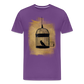 One Bird Two Stones Double Sided Men's Premium T - purple