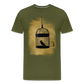 One Bird Two Stones Double Sided Men's Premium T - olive green