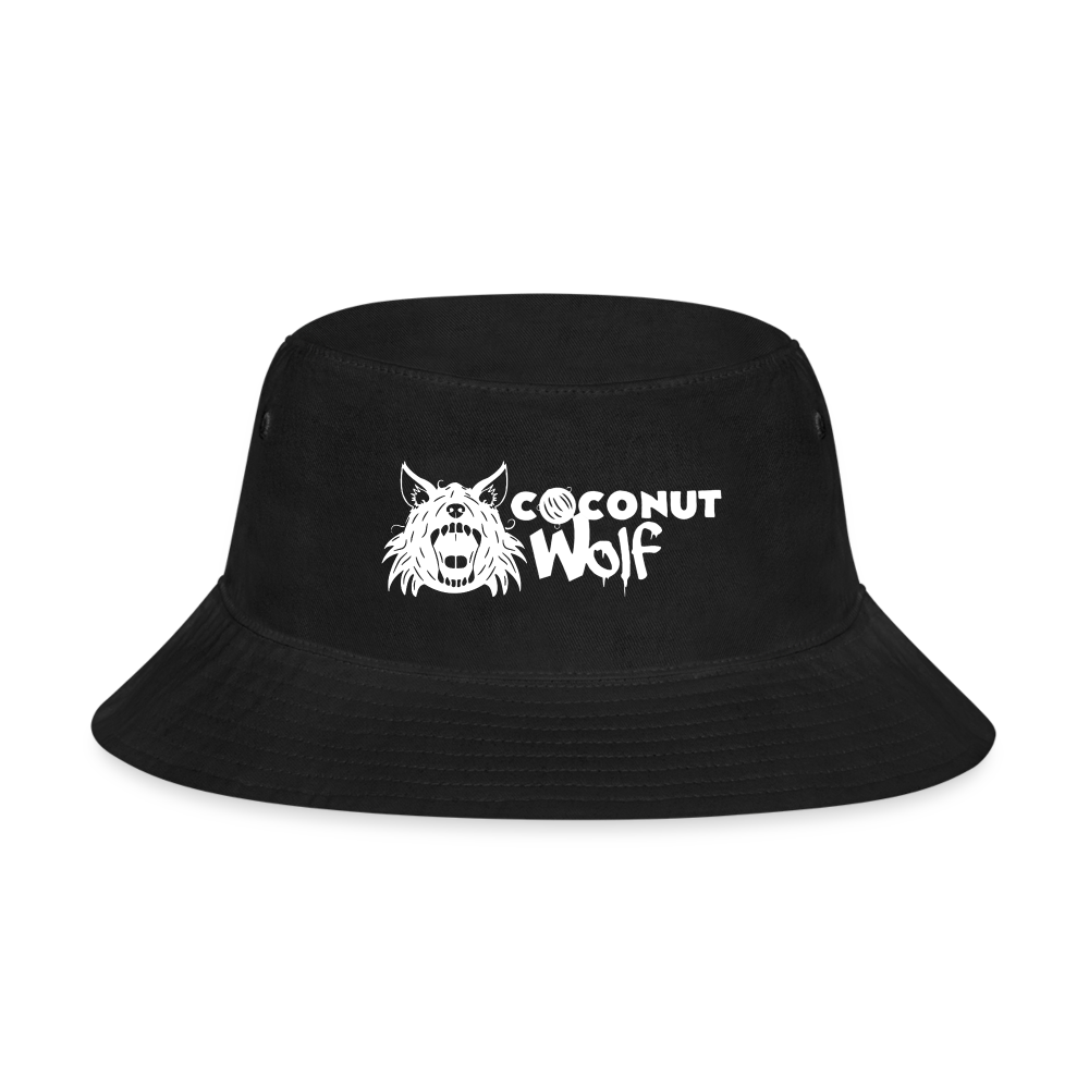 Coconut Wolf Bucket Hat - black