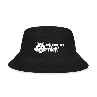 Coconut Wolf Bucket Hat - black