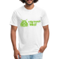 Coconut & Lime Men's Fitted T - white