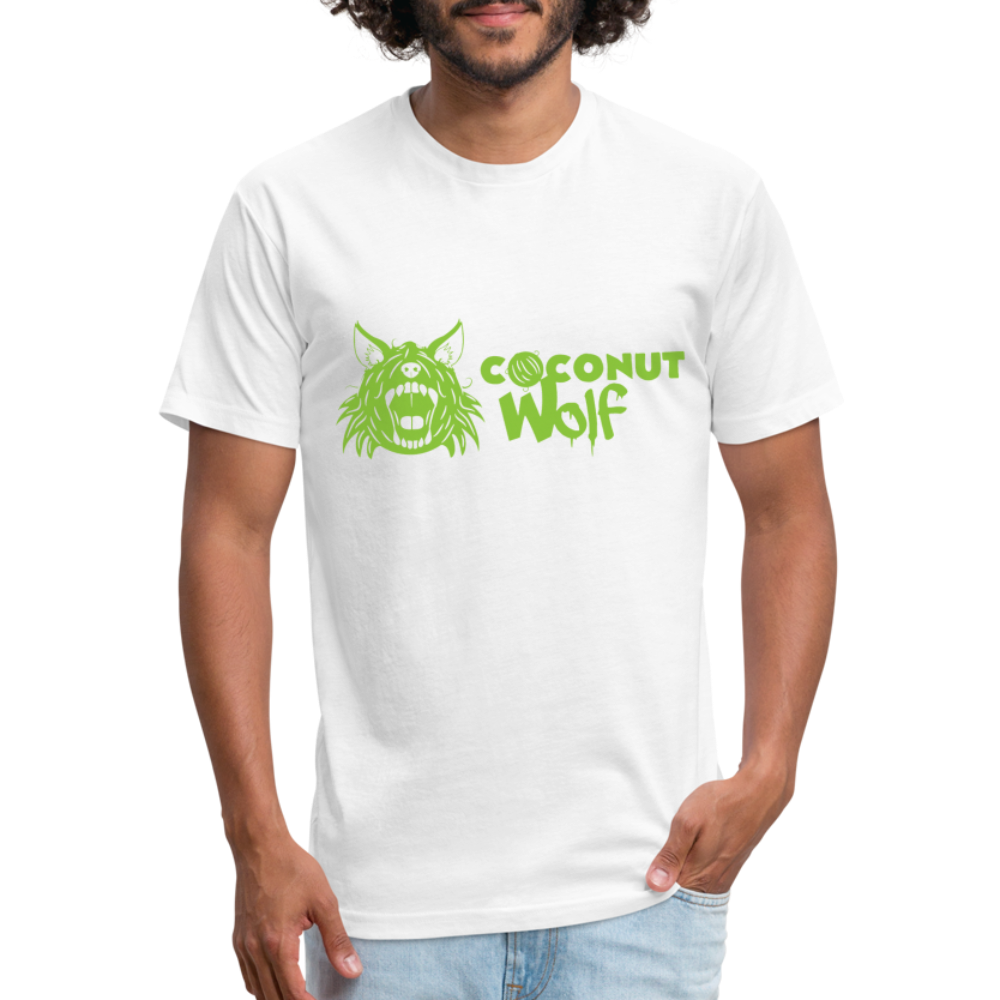 Coconut & Lime Men's Fitted T - white