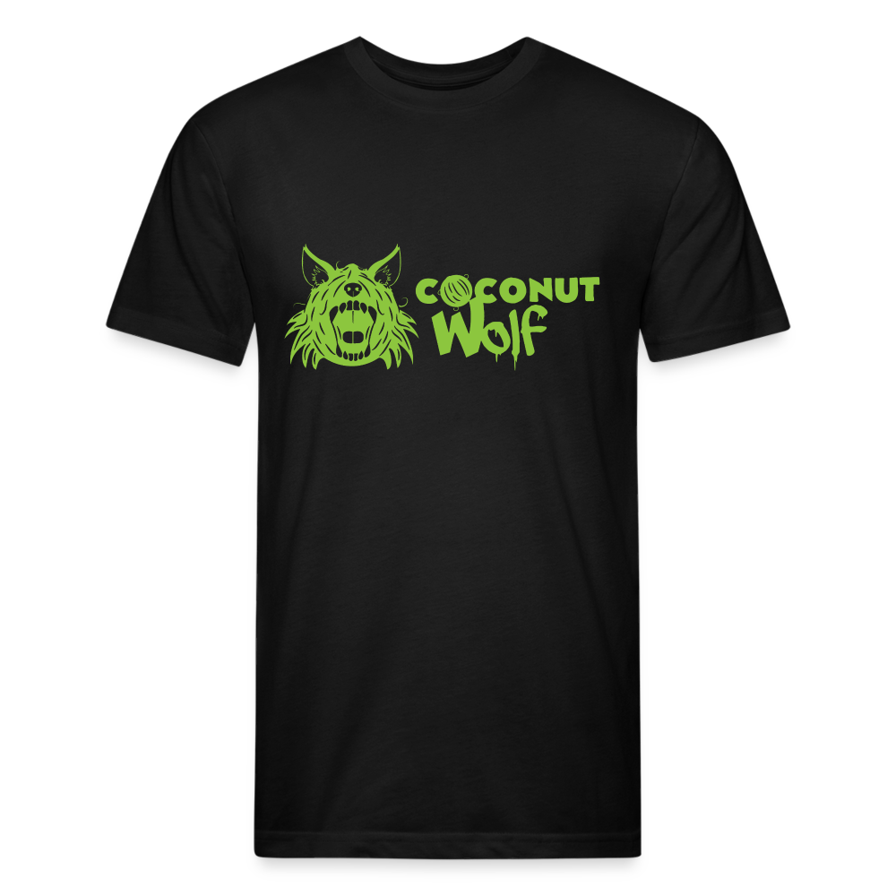 Coconut & Lime Men's Fitted T - black