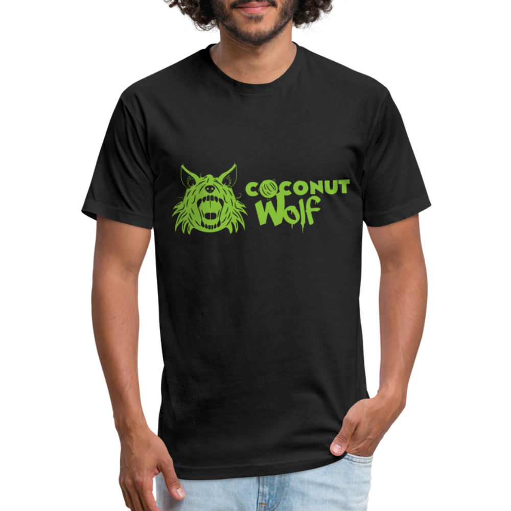 Coconut & Lime Men's Fitted T - black