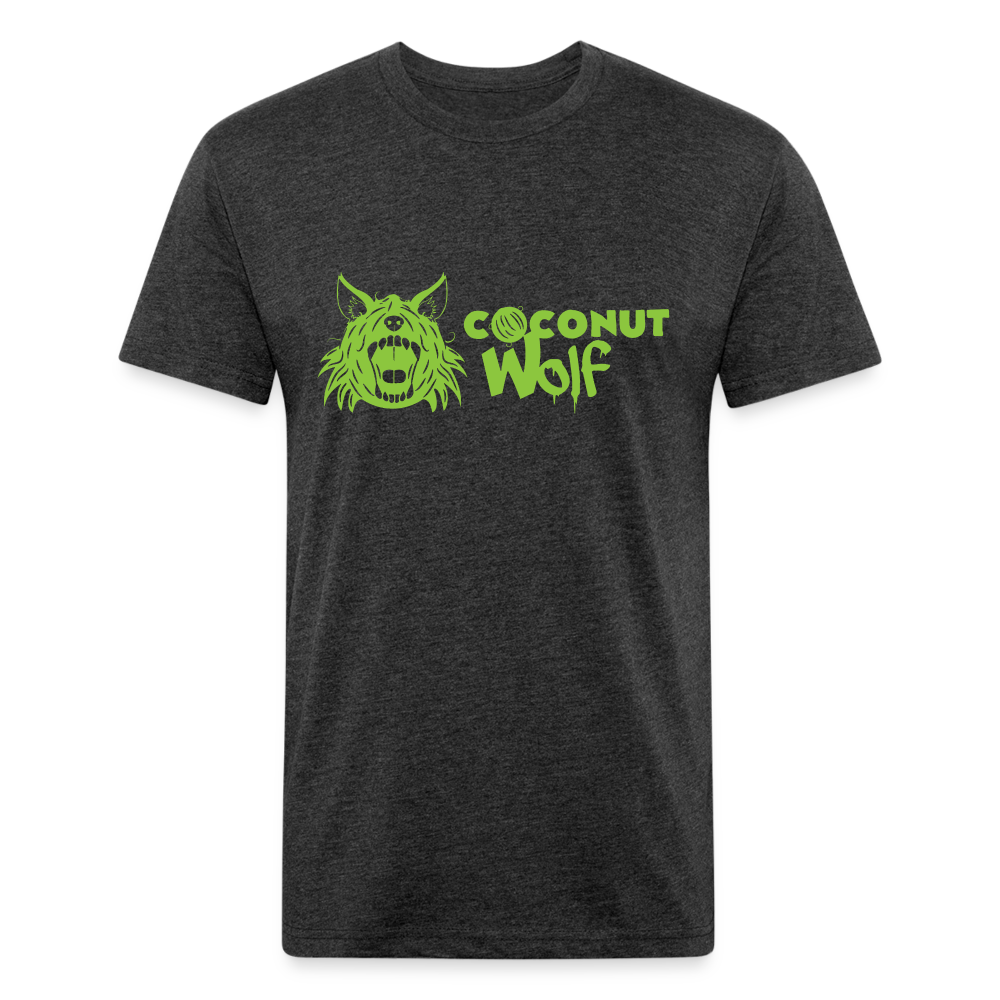 Coconut & Lime Men's Fitted T - heather black