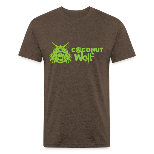 Coconut & Lime Men's Fitted T - heather espresso