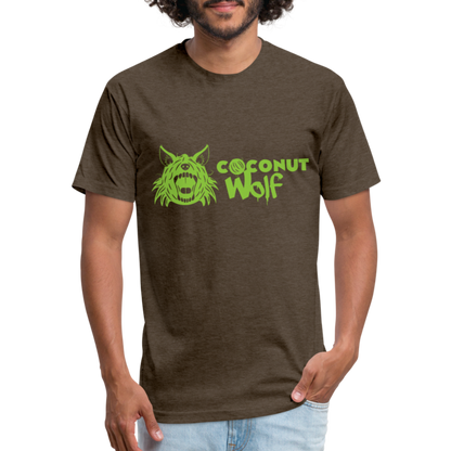 Coconut & Lime Men's Fitted T - heather espresso