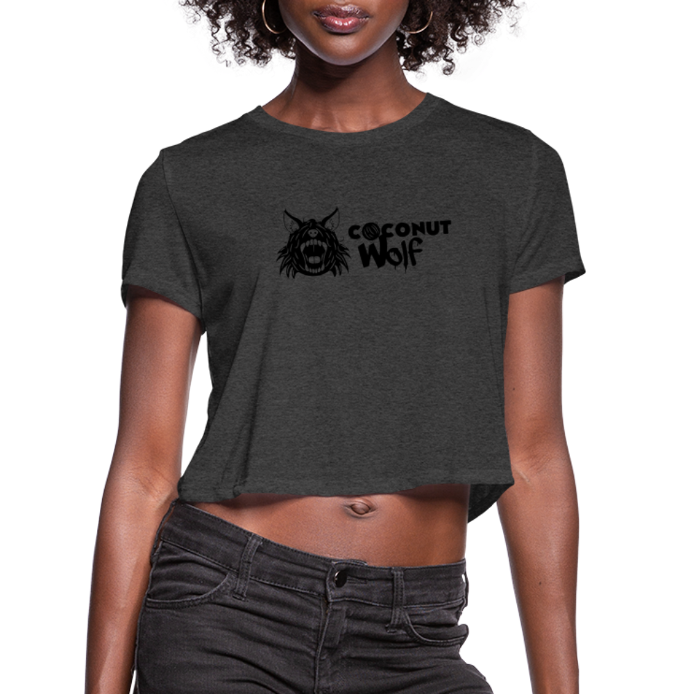 Coconut Wolf Women's Cropped Top T - deep heather