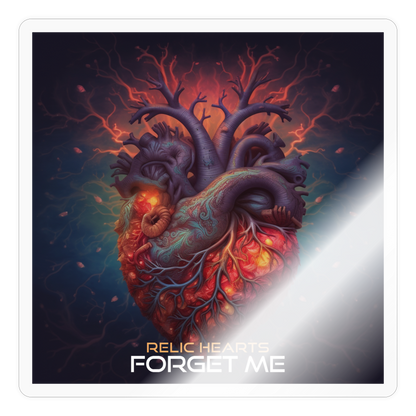 The Forget Me Sticker - transparent glossy