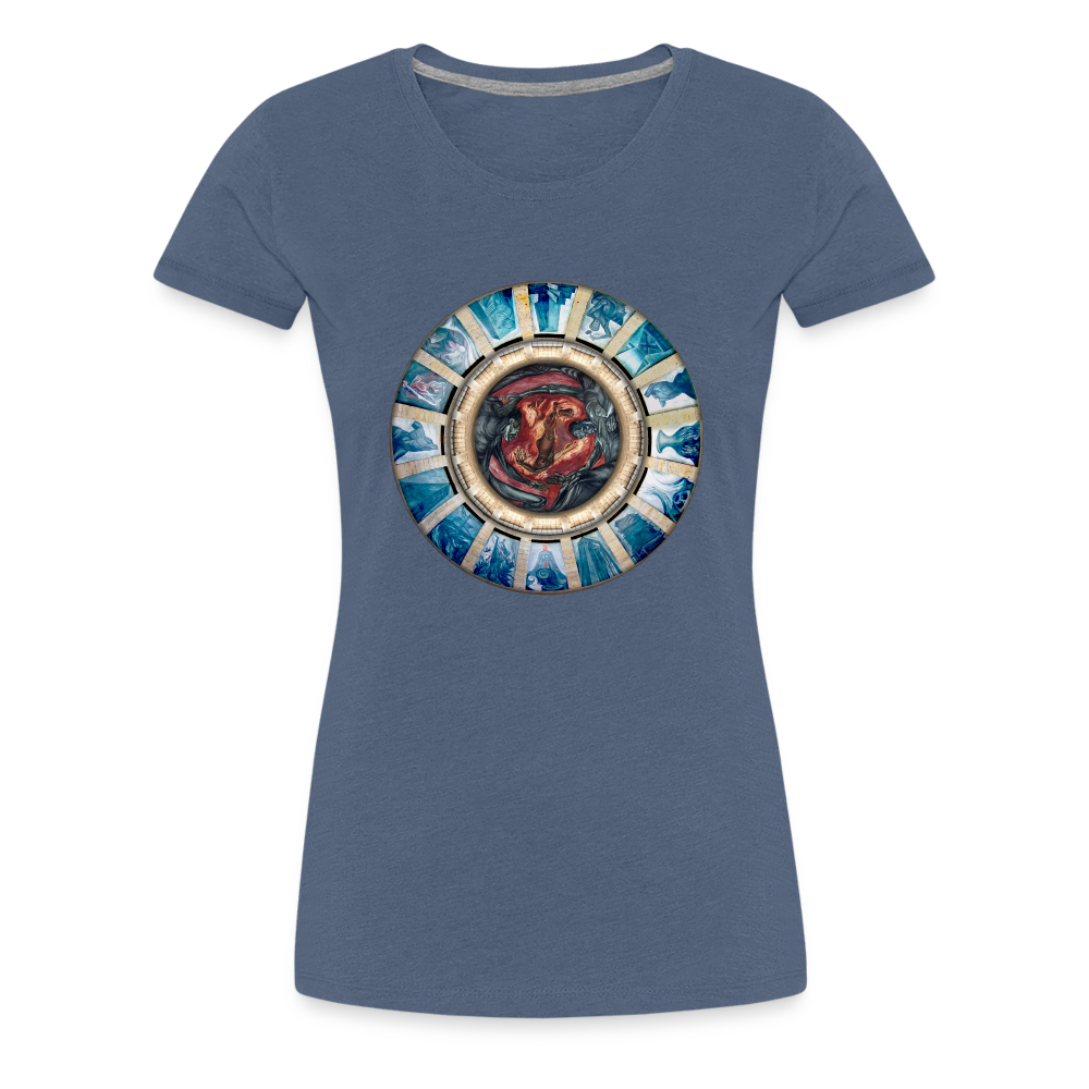 Cenotaph Women’s Premium T - heather blue