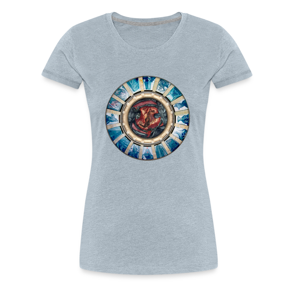 Cenotaph Women’s Premium T - heather ice blue