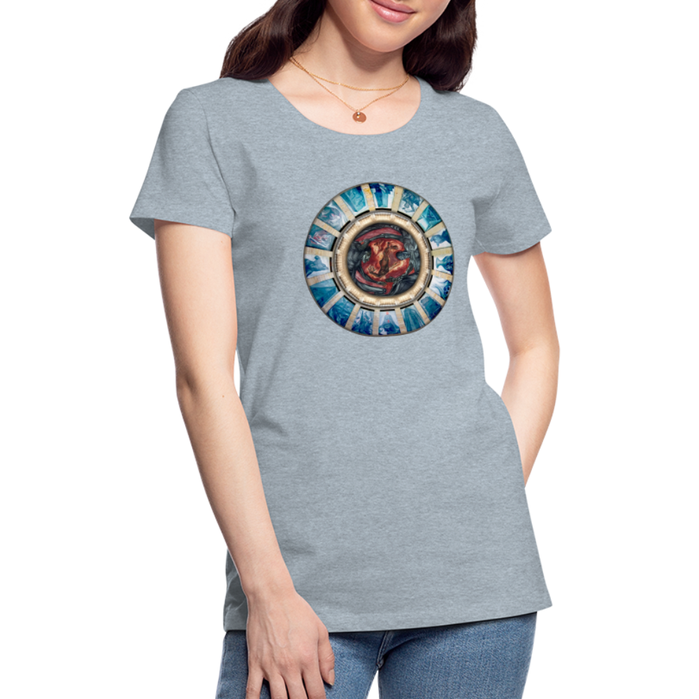 Cenotaph Women’s Premium T - heather ice blue