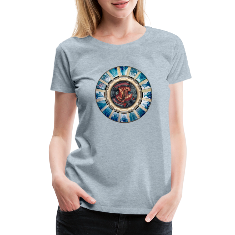 Cenotaph Women’s Premium T - heather ice blue