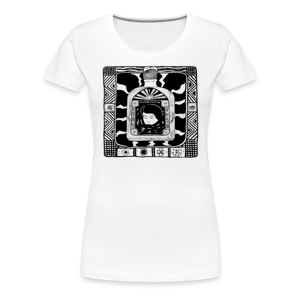 Guadalajara Black Ink Women’s Premium T - white