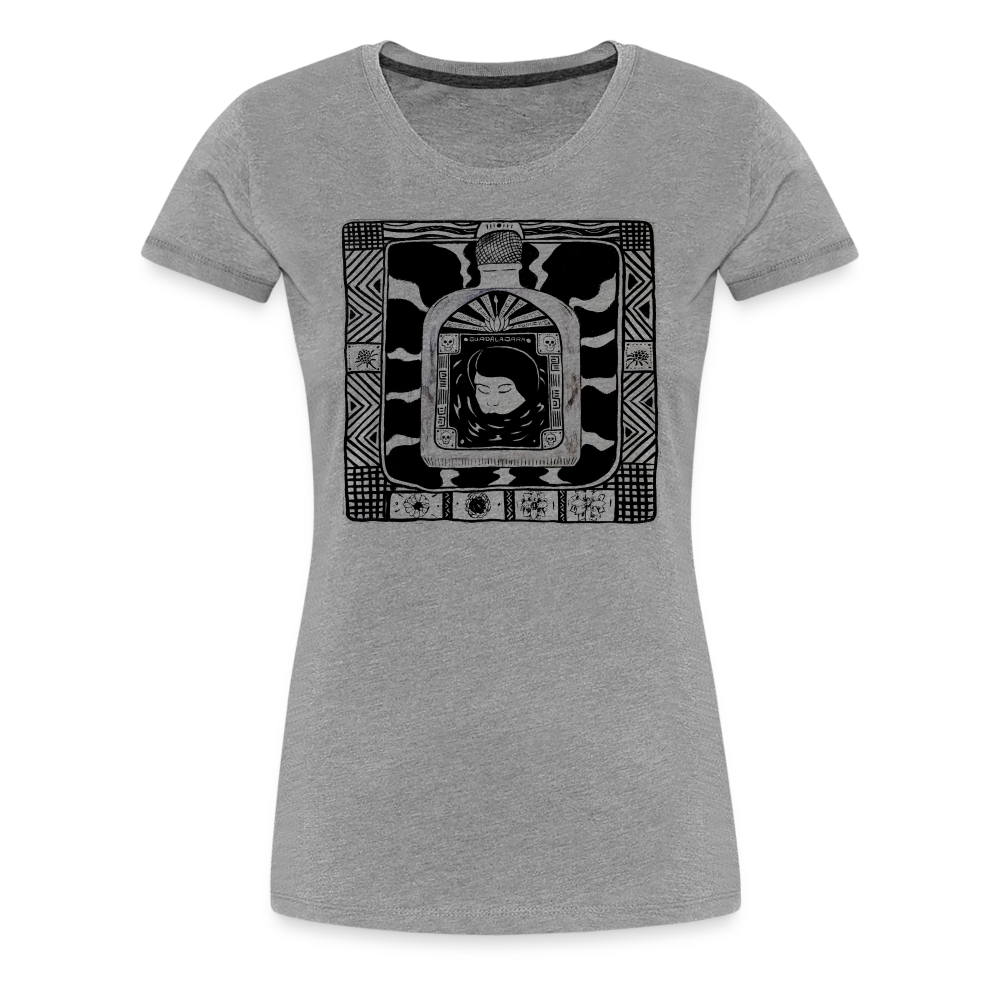 Guadalajara Black Ink Women’s Premium T - heather gray