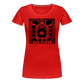 Guadalajara Black Ink Women’s Premium T - red