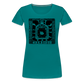 Guadalajara Black Ink Women’s Premium T - teal