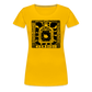 Guadalajara Black Ink Women’s Premium T - sun yellow