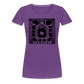 Guadalajara Black Ink Women’s Premium T - purple