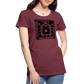 Guadalajara Black Ink Women’s Premium T - heather burgundy